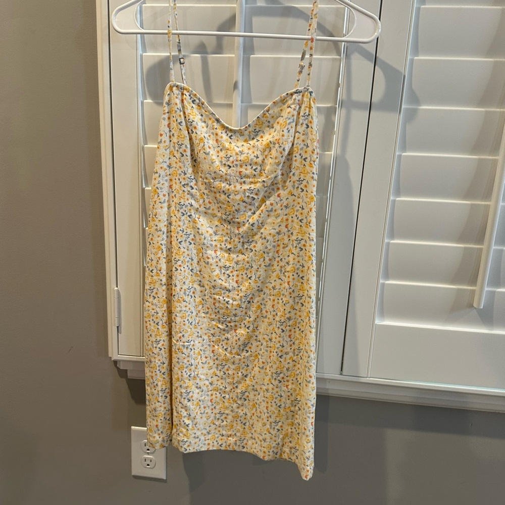 Yellow Floral Abercrombie Dress